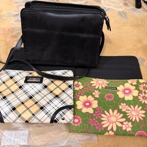 Miche Black mini bag purse with‎  2 shells